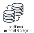 Additional backup storage